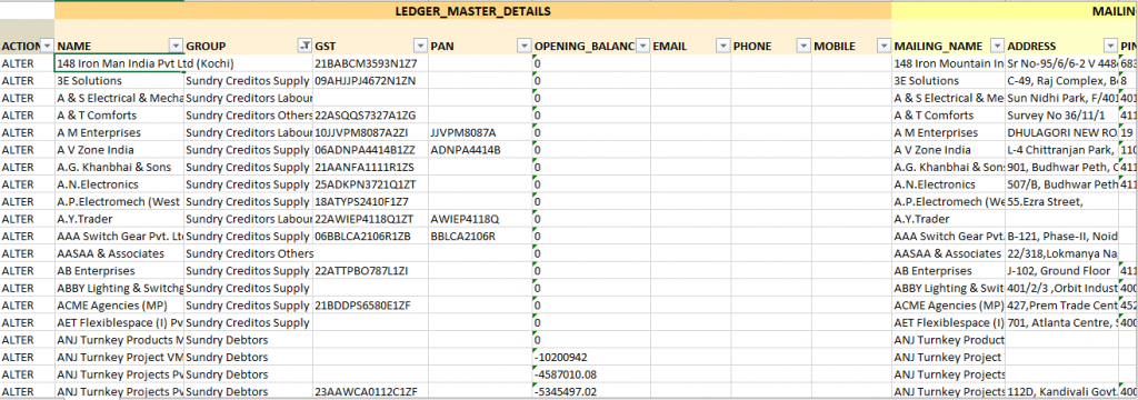 Auto update of ledgermaster 3